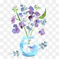 紫色花卉