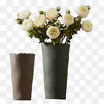 花瓶卡通植物花朵效果