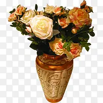 彩色花瓶花朵装饰