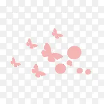 矢量蝴蝶圆素材图片