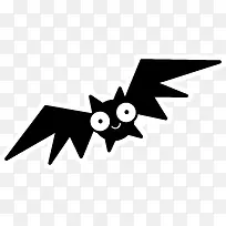 简单黑色蝙蝠
