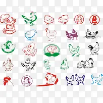 家禽卡通画