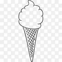 卡通手绘冰淇淋素材图