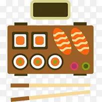 矢量食物寿司素材图