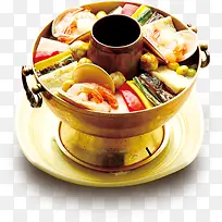 传统美食火锅鸳鸯锅