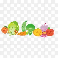 卡通蔬菜