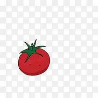 小清新红色番茄