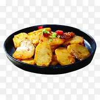 葱香铁板土豆片