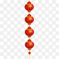 喜庆红色灯笼七夕