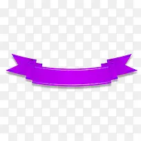紫色丝带标题框