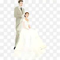 矢量手绘婚礼