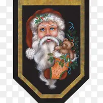 圣诞老人装饰壁画