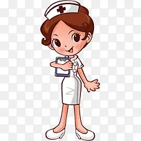 高清扁平风格女医生