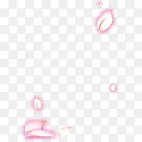 粉色花瓣招聘海报