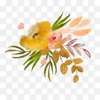 手绘花朵