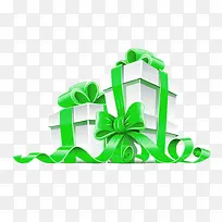 绿色礼盒