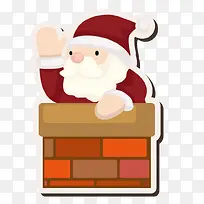 礼物盒里的圣诞老人