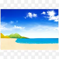 夏季玩具背景