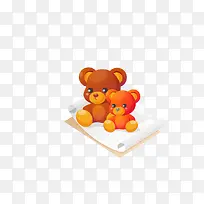彩色小熊玩具
