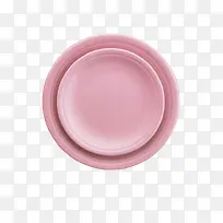 粉色空盘子