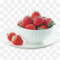 盘子 碗 草莓