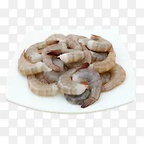 盘子里的生虾