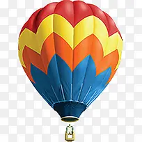 彩色条纹热气球设计