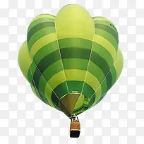 绿色清新风格热气球