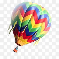 热气球炫彩手绘飞翔