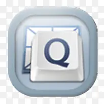 键盘按钮Q图标