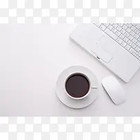 咖啡键盘鼠标高清图片