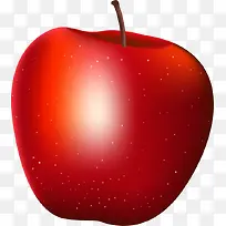 手绘红色苹果水果