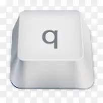 q白色键盘按键