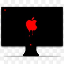 红黑苹果桌面图标下载