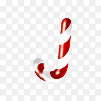 红色圣诞节拐杖糖果
