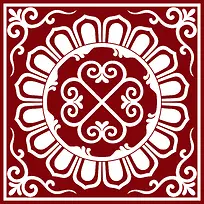 卡通花纹