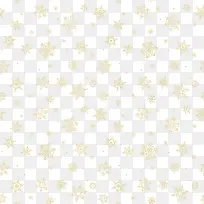 黄色简约花朵图案