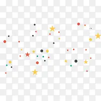 星星圆点装饰