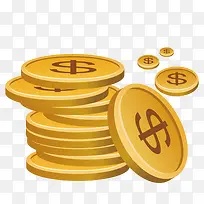 金钱 金币 美元