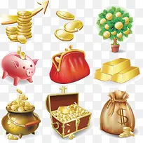 卡通金融素材