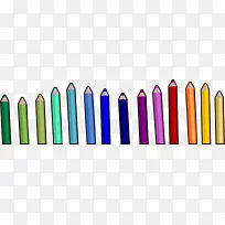 彩色文具铅笔