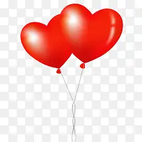 爱心气球元素