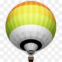 彩色条纹清新氢气球