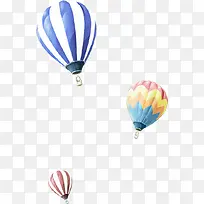 漂浮春天彩色氢气球