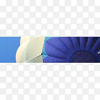 氢气球banner创意背景