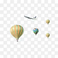 氢气球和飞机