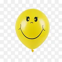 黄色笑脸气球装饰元素