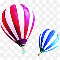 春季粉蓝色漂浮氢气球