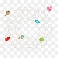 彩色小鸟