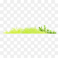 手绘草丛